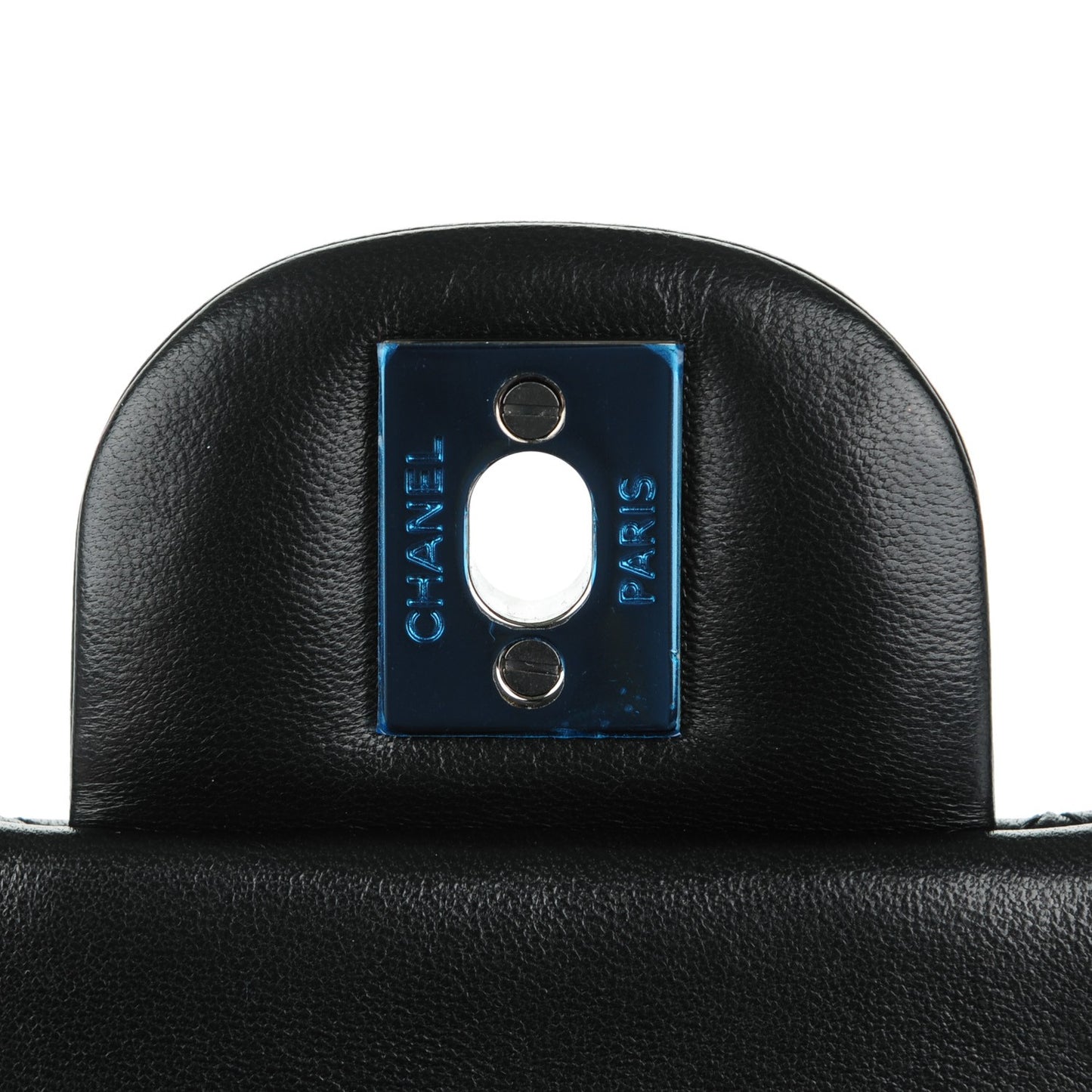 Lambskin Quilted Mini Rectangular Flap Black