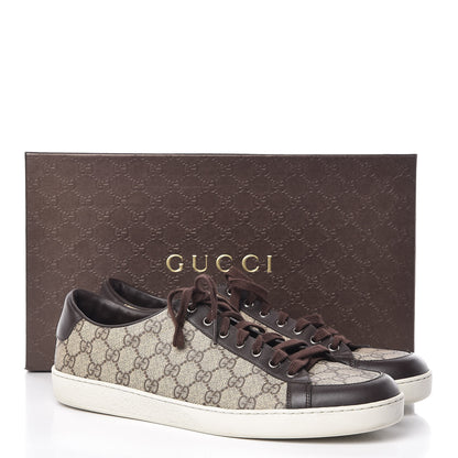 Gucci GG Supreme Monogram Mens Tessuto Sneakers 12 Ebony 12 of 12