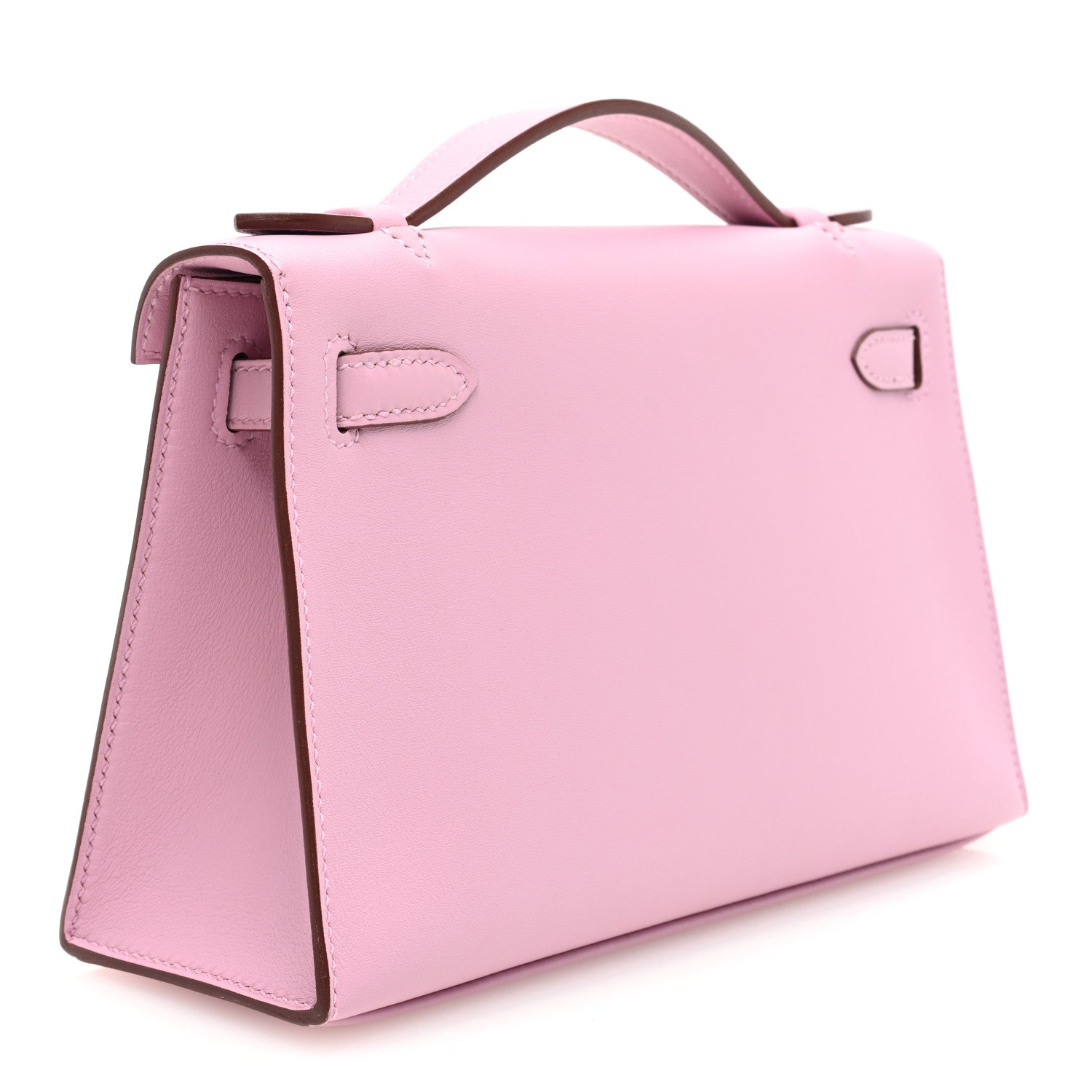 Hermes Swift Kelly Pochette Clutch Mauve Sylvestre 3 of 11