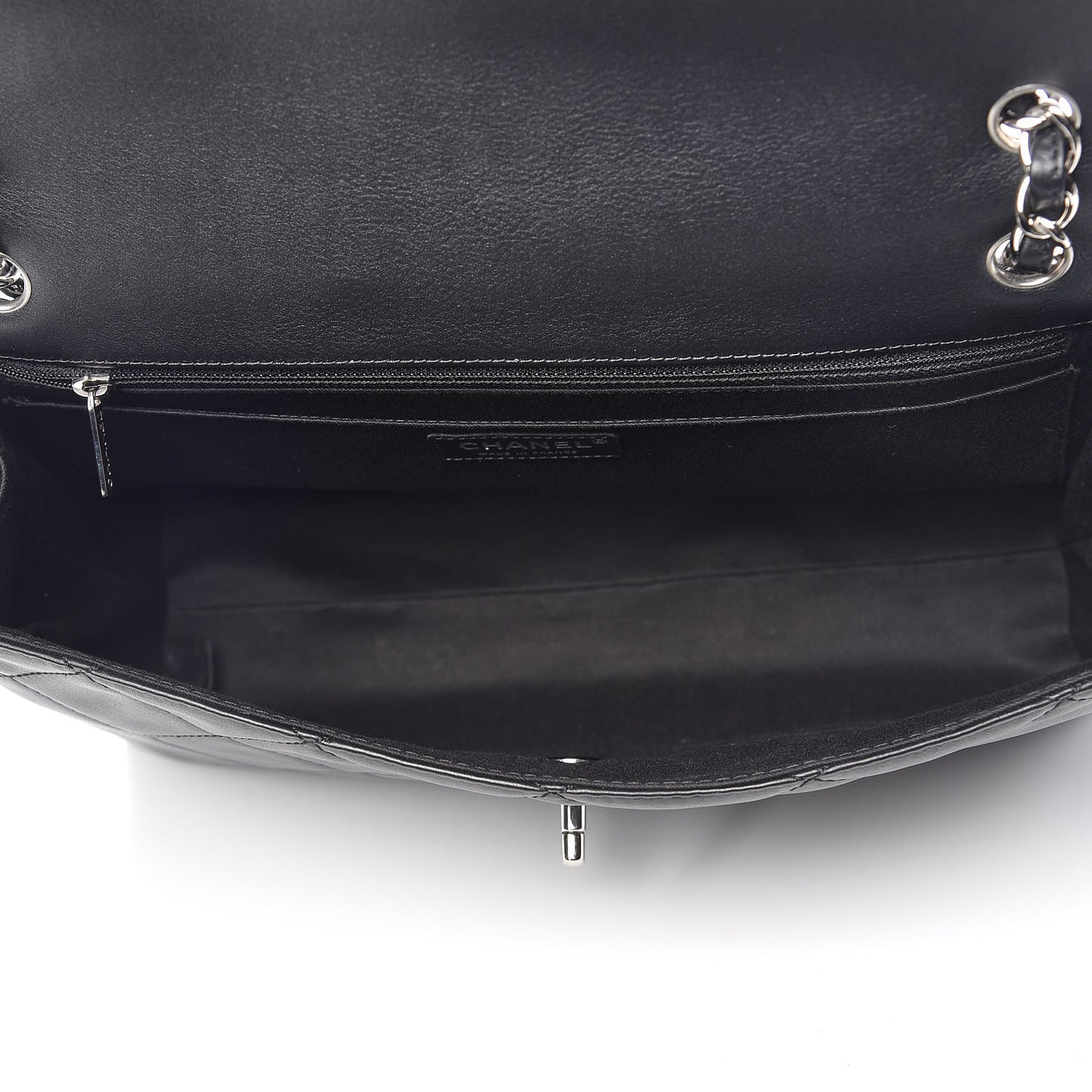 Calfskin Quilted In The Business Flap Bag Black