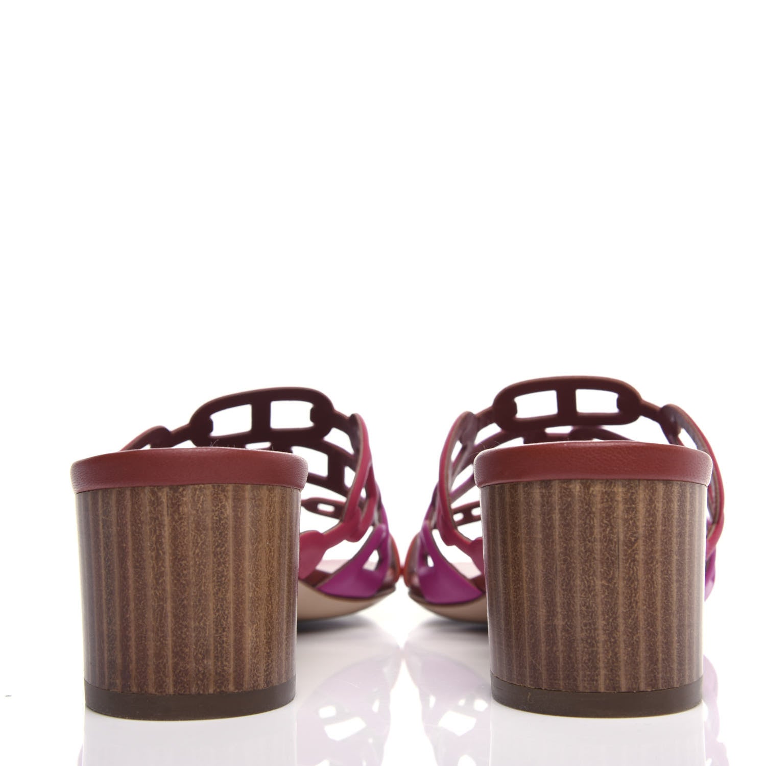 Hermes Nappa Tandem Sandals 36 Rouge Azalee 7 of 11