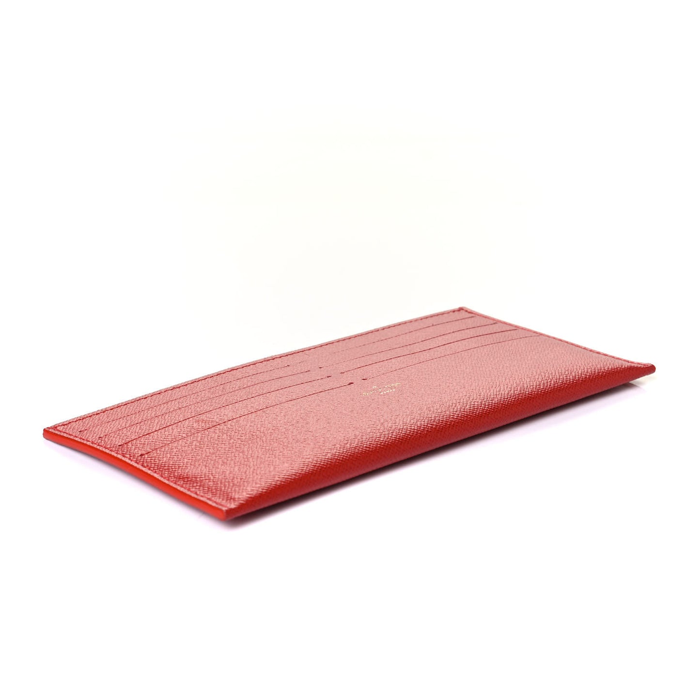 Calfskin Felicie Card Holder Insert Cherry