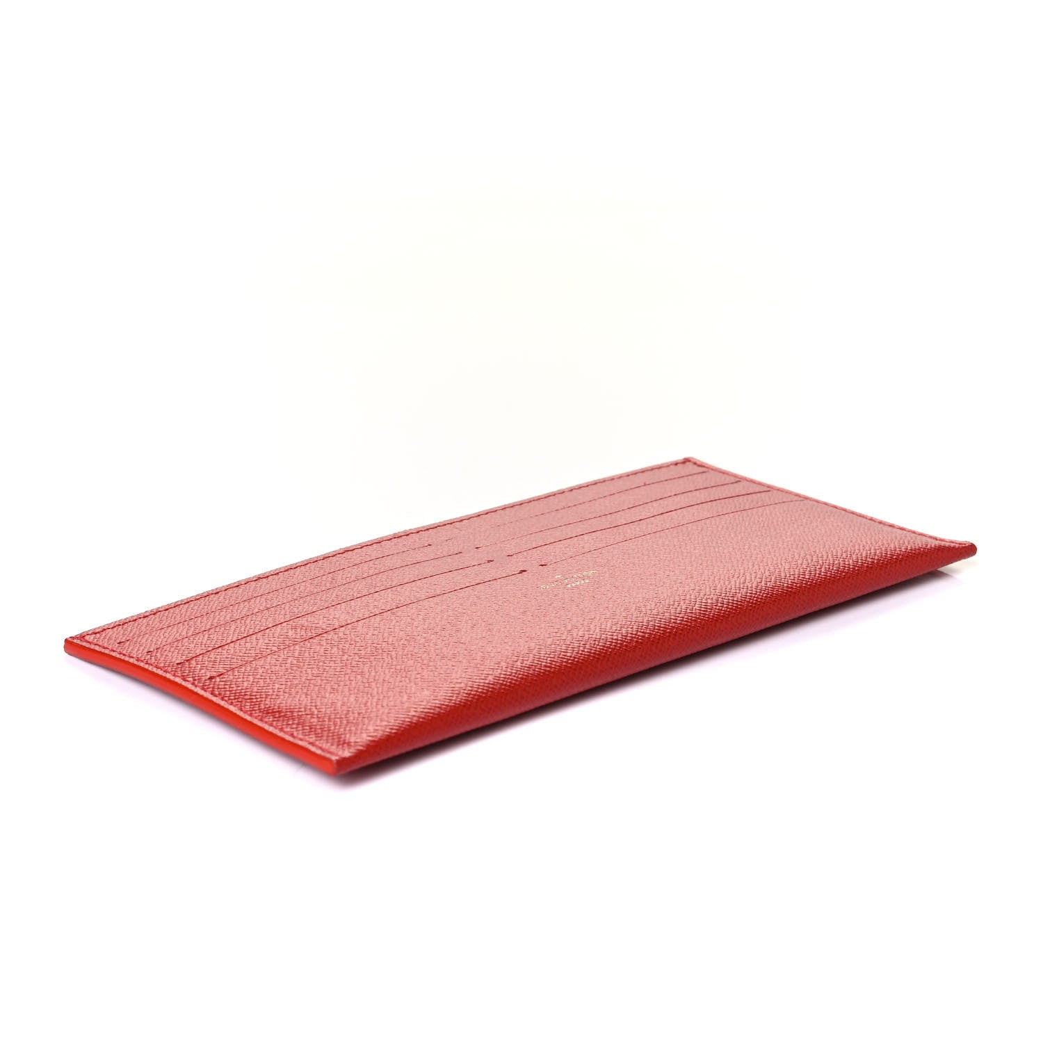 Louis Vuitton Calfskin Felicie Card Holder Insert Cherry 3 of 7