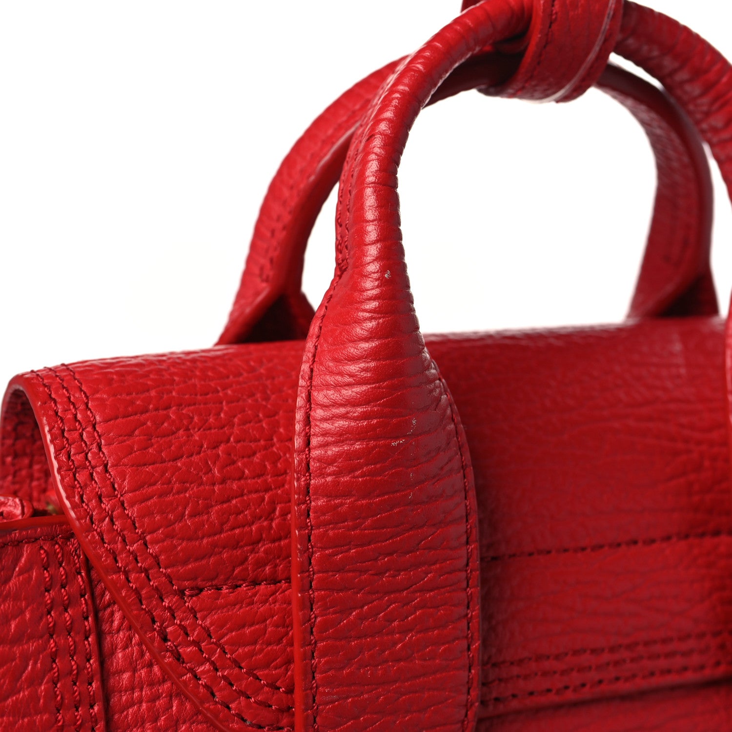 3.1 Phillip Lim Textured Calfskin Mini Pashli Satchel Red 11 of 11