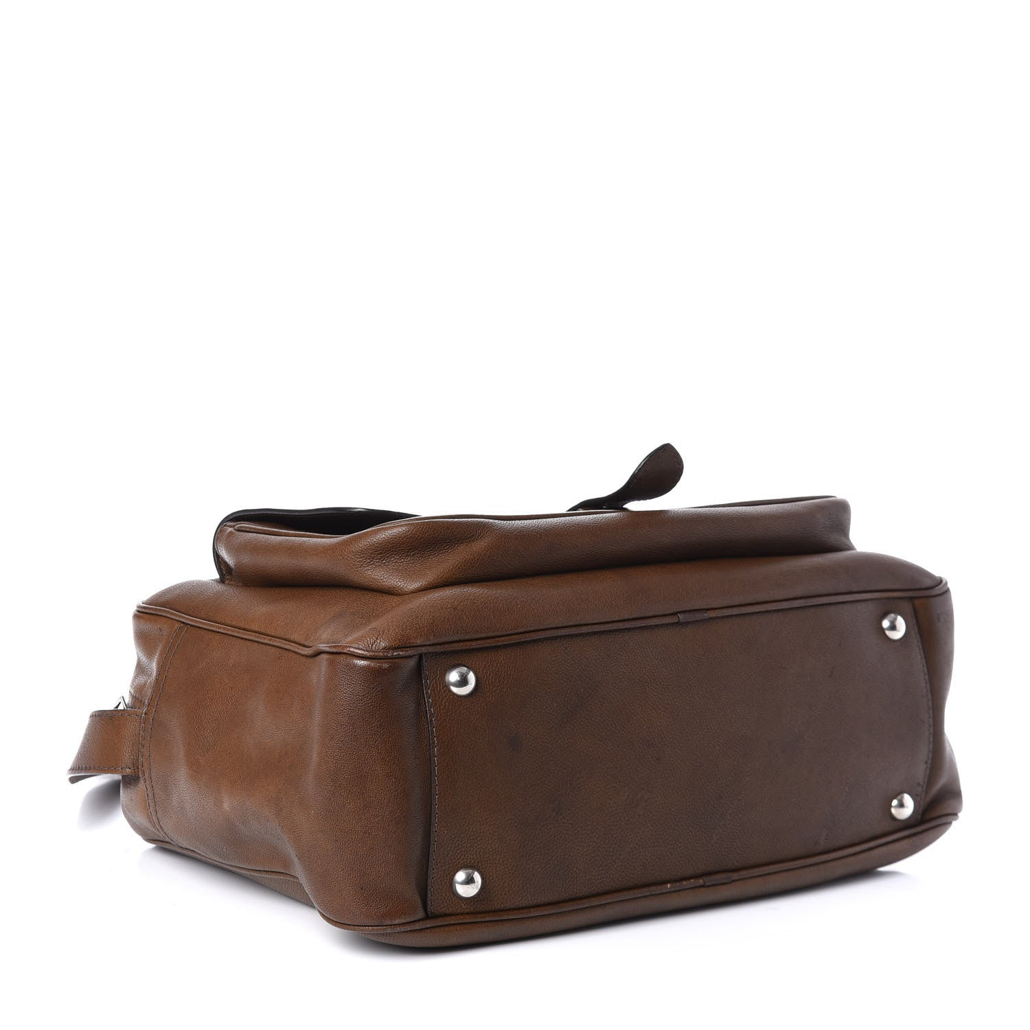 Tom Ford Nappa Mens Satchel Brown 4 of 9