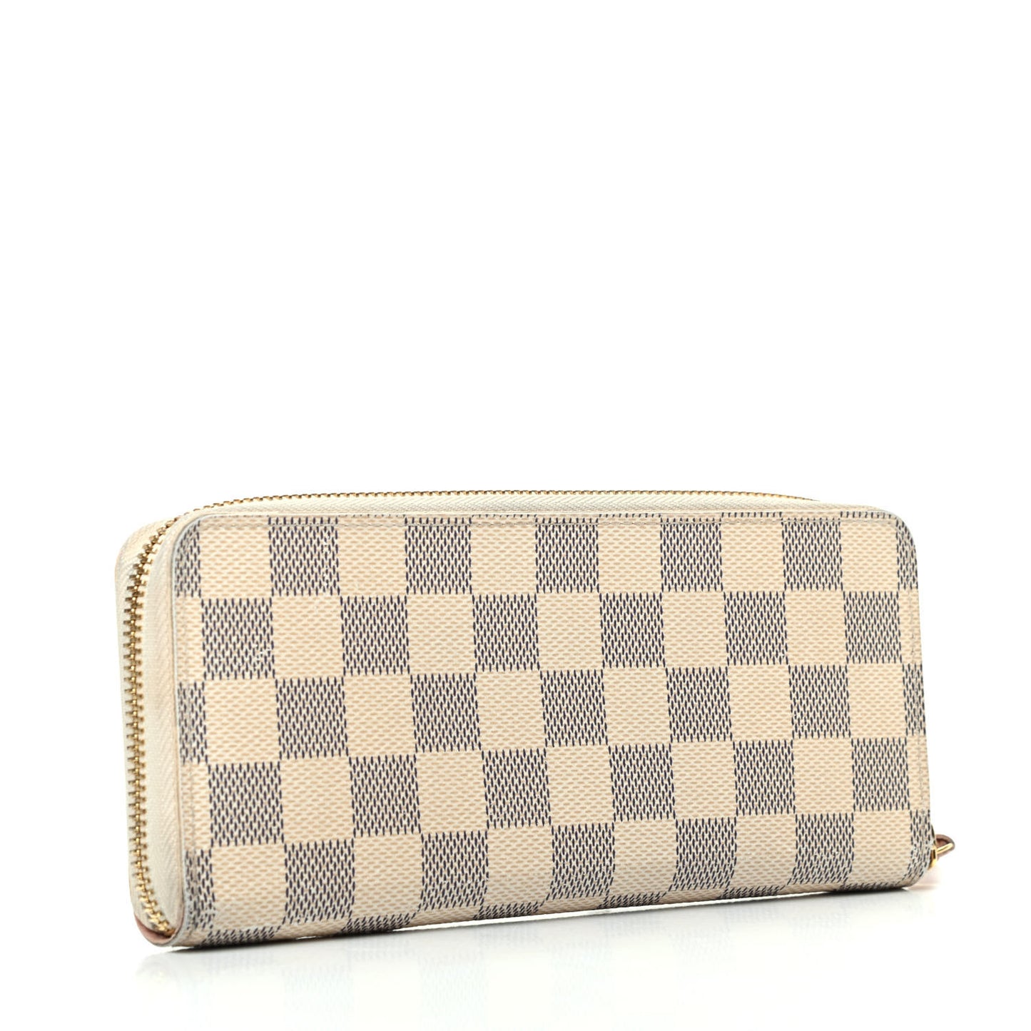Damier Azur Clemence Wallet Rose Ballerine
