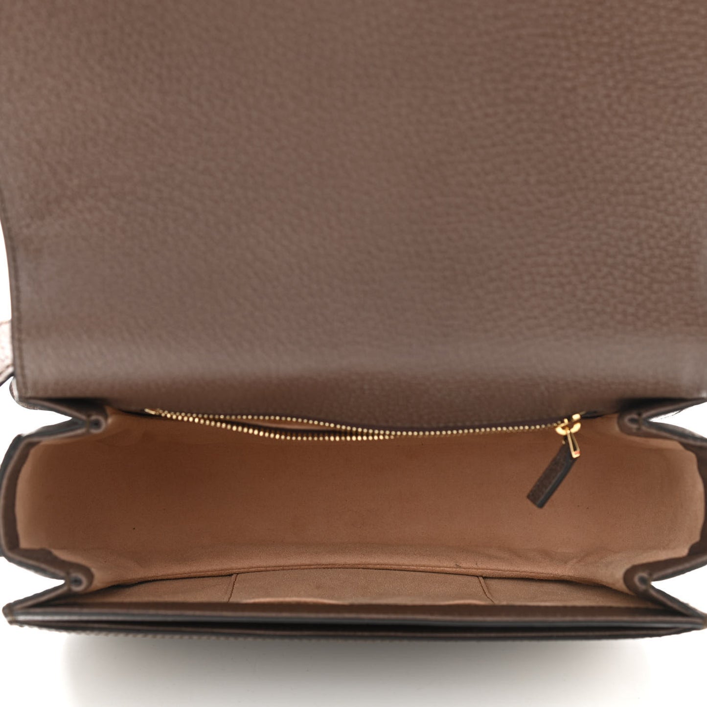 GG Supreme Monogram Web Small Ophidia Flap Messenger Bag Brown