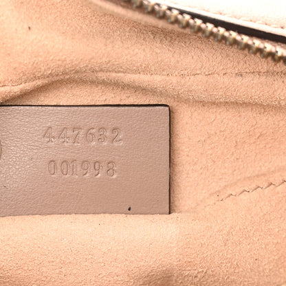 Gucci Calfskin Matelasse Small GG Marmont Chain Shoulder Bag Porcelain Rose 7 of 11