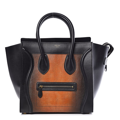 Celine Lizard Mini Luggage Cognac 1 of 16