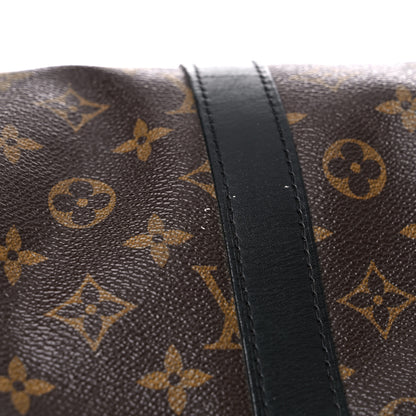 Louis Vuitton Monogram Macassar Keepall Bandouliere 55 24 of 33
