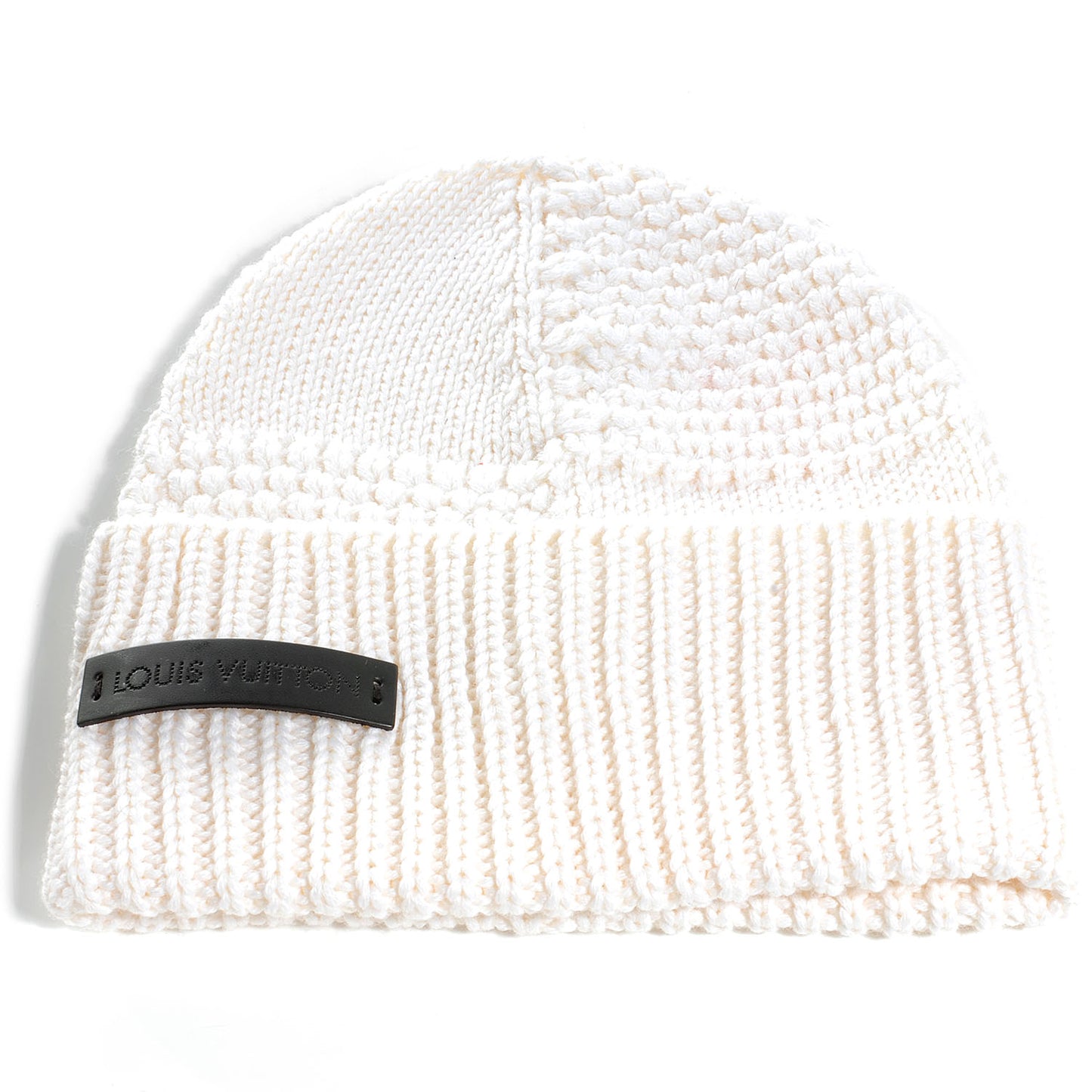 Wool Bonnet Beanie Hat Ivory