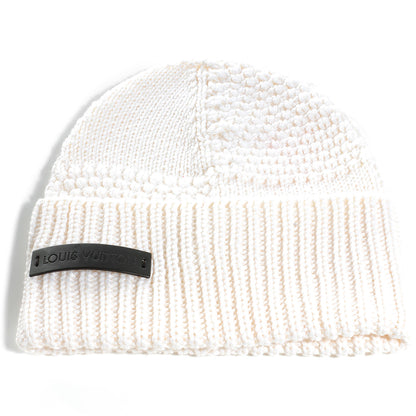 Louis Vuitton Wool Bonnet Beanie Hat Ivory 1 of 5