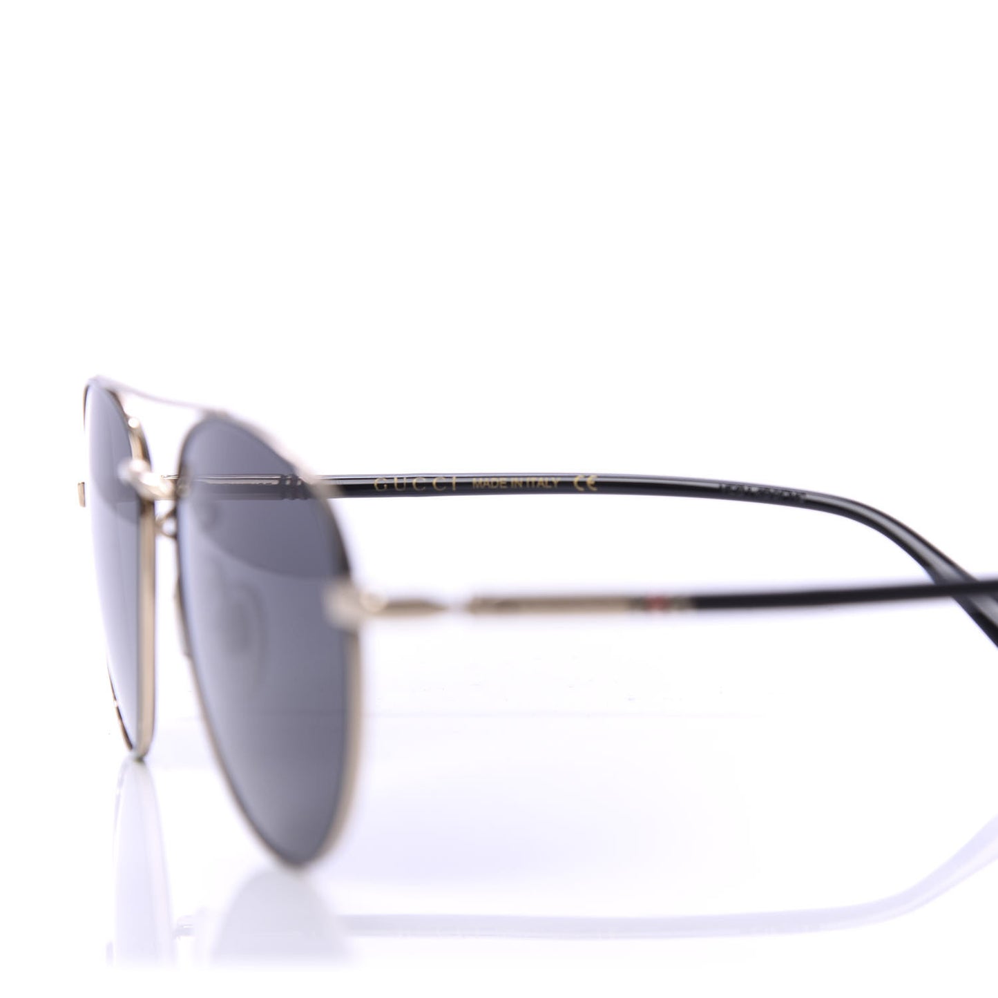 Metal Aviator Web Sunglasses GG0388S Black