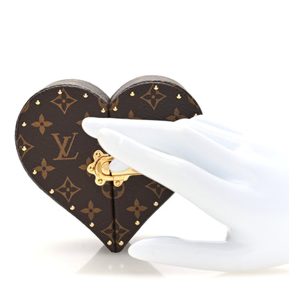 Louis Vuitton Monogram Heart Ecrin Coeur Jewelry Case 2 of 6