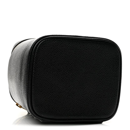 Chanel Caviar Vanity Cosmetic Case Black 3 of 14
