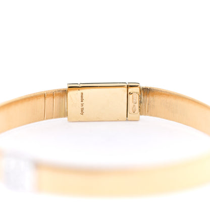 Marco Bicego 18K Yellow White Gold Diamond Masai Diamond Station Bracelet 3 of 3