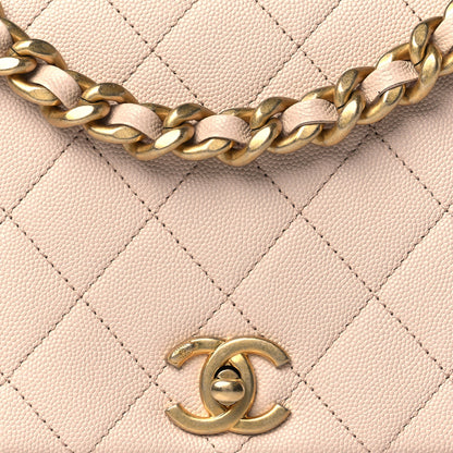 Chanel Caviar Quilted Medium Fashion Therapy Flap Beige 8 of 10