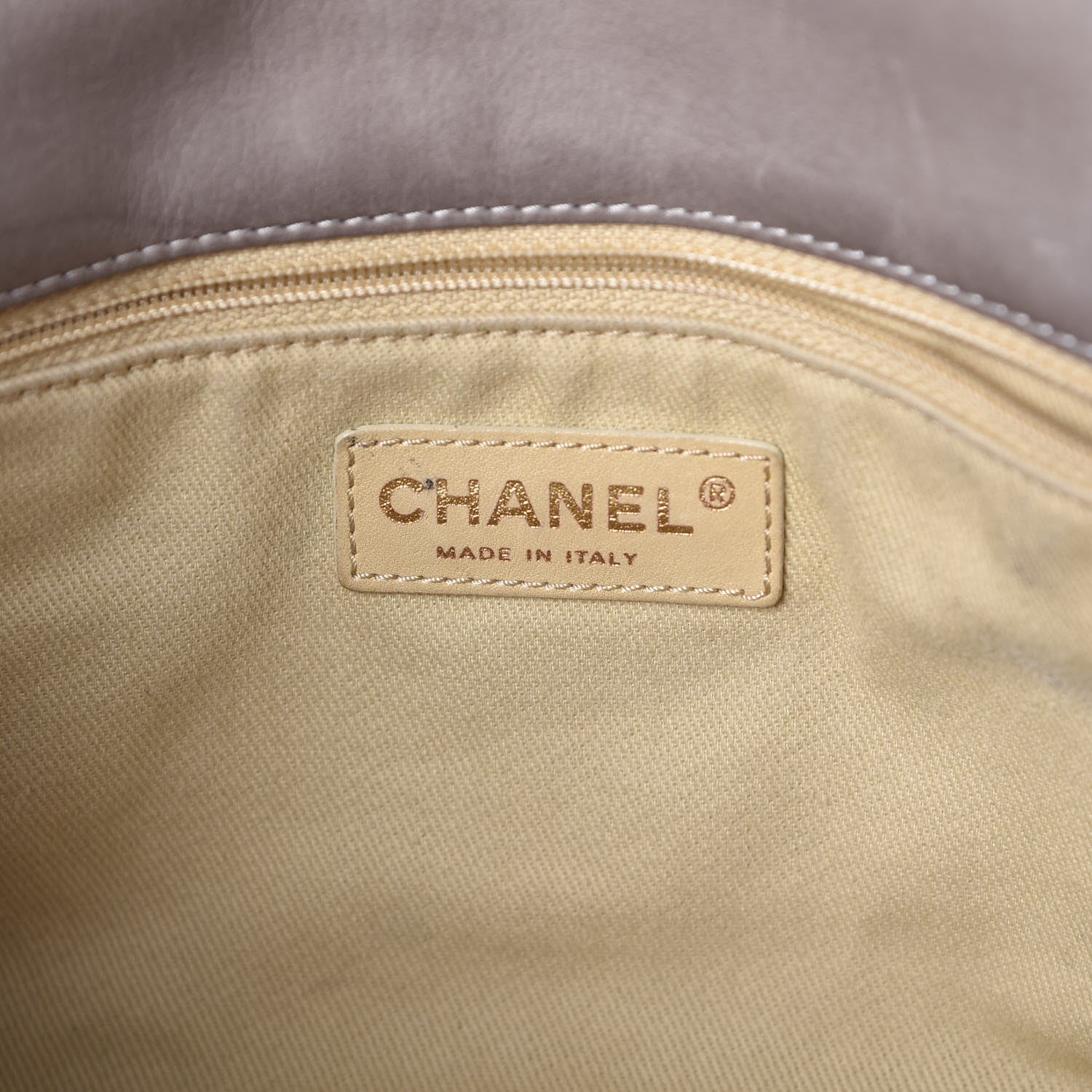 Chanel Iridescent Calfskin Large Chic Quilt Flap Grey 6 of 16