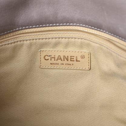 Chanel Iridescent Calfskin Large Chic Quilt Flap Grey 6 of 16