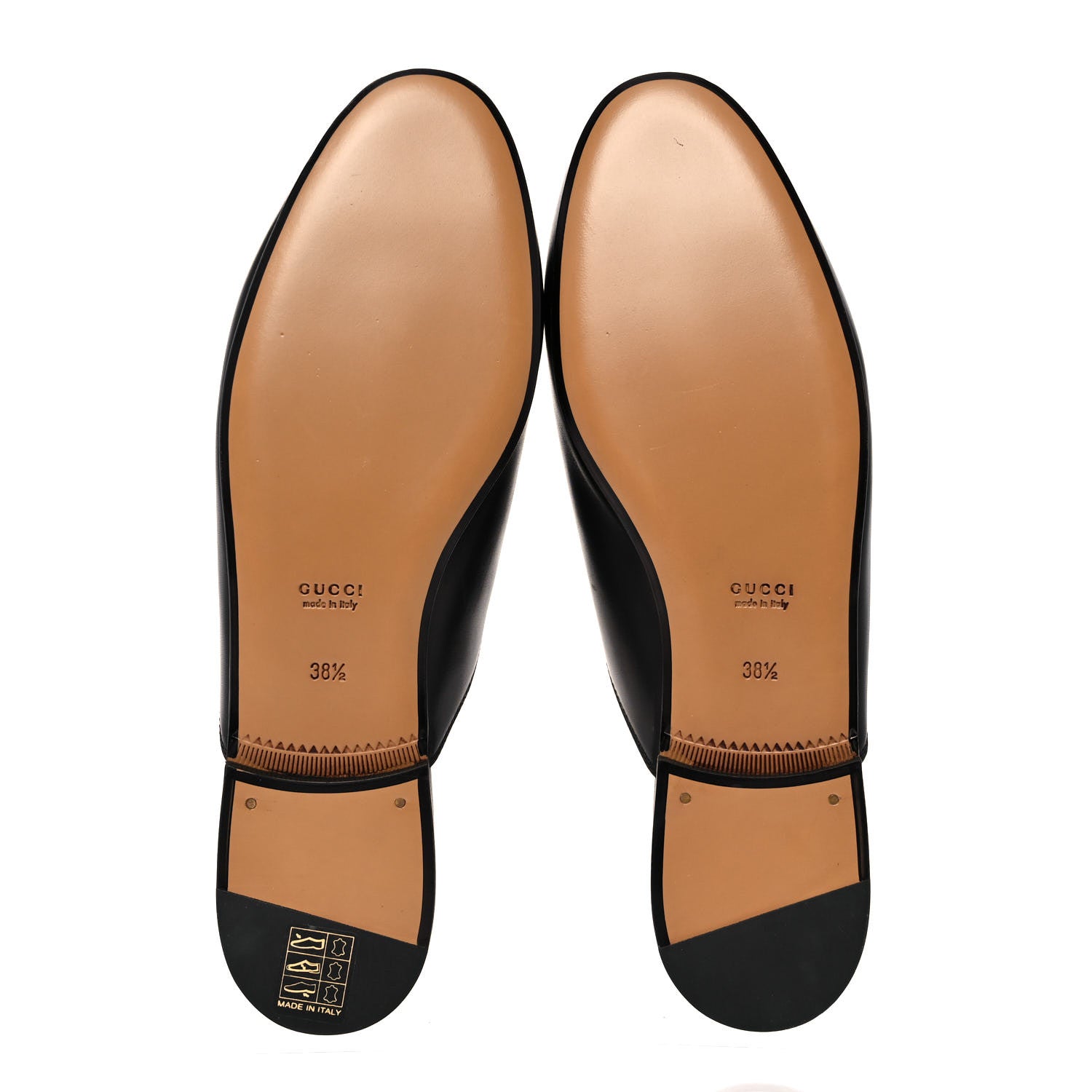 Gucci Calfskin Womens Princetown Slippers 38.5 Black 5 of 9
