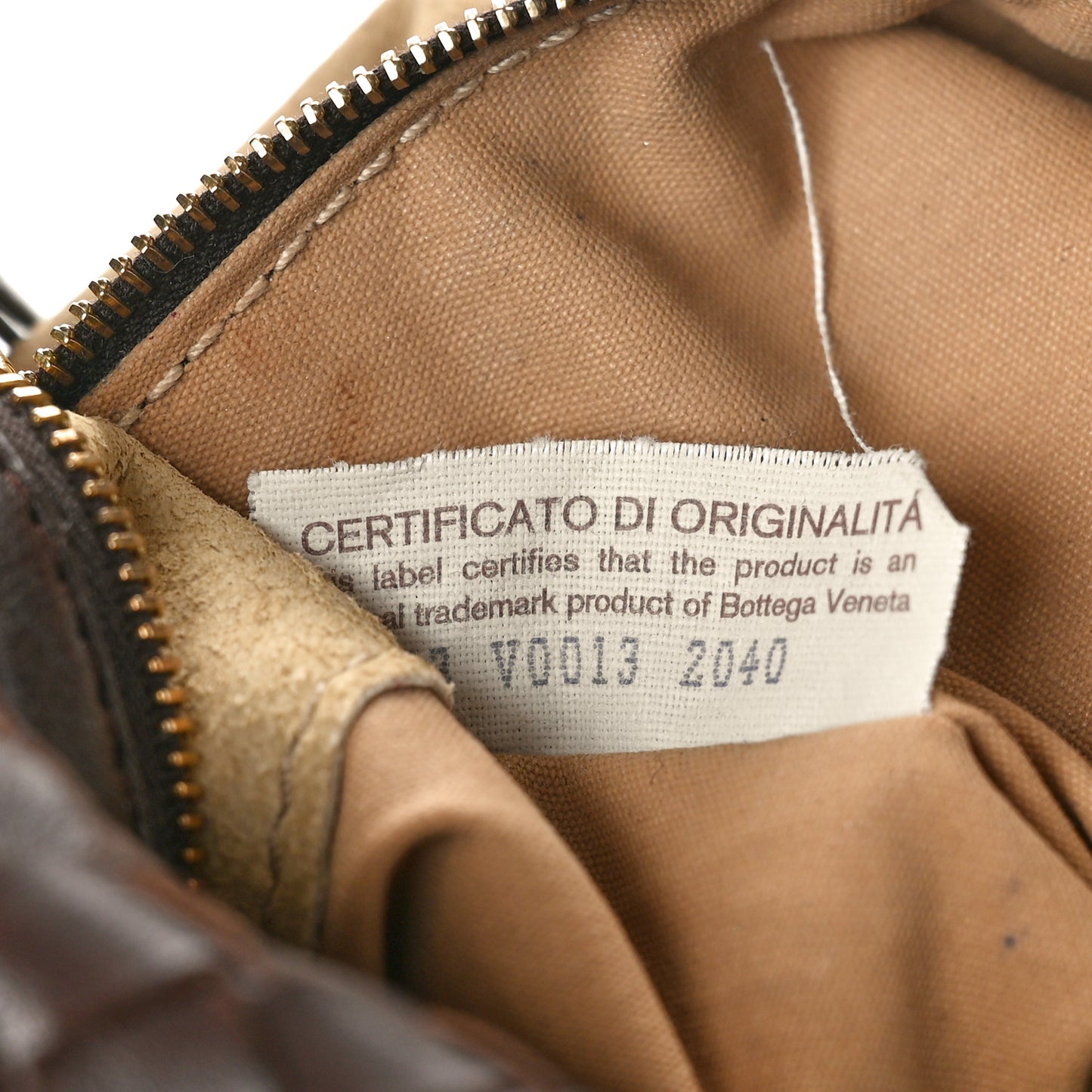 Nappa Intrecciato Small Veneta Hobo Ebano