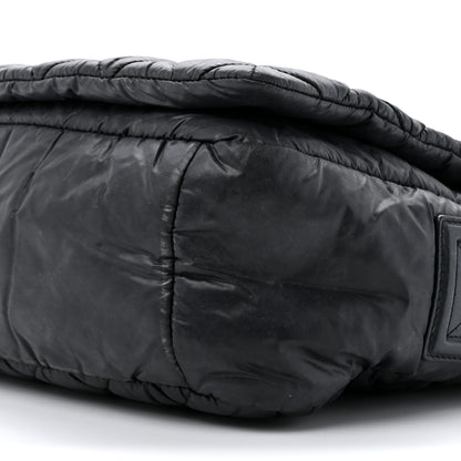 Chanel Nylon Small Coco Cocoon Messenger Bag Black 9 of 14