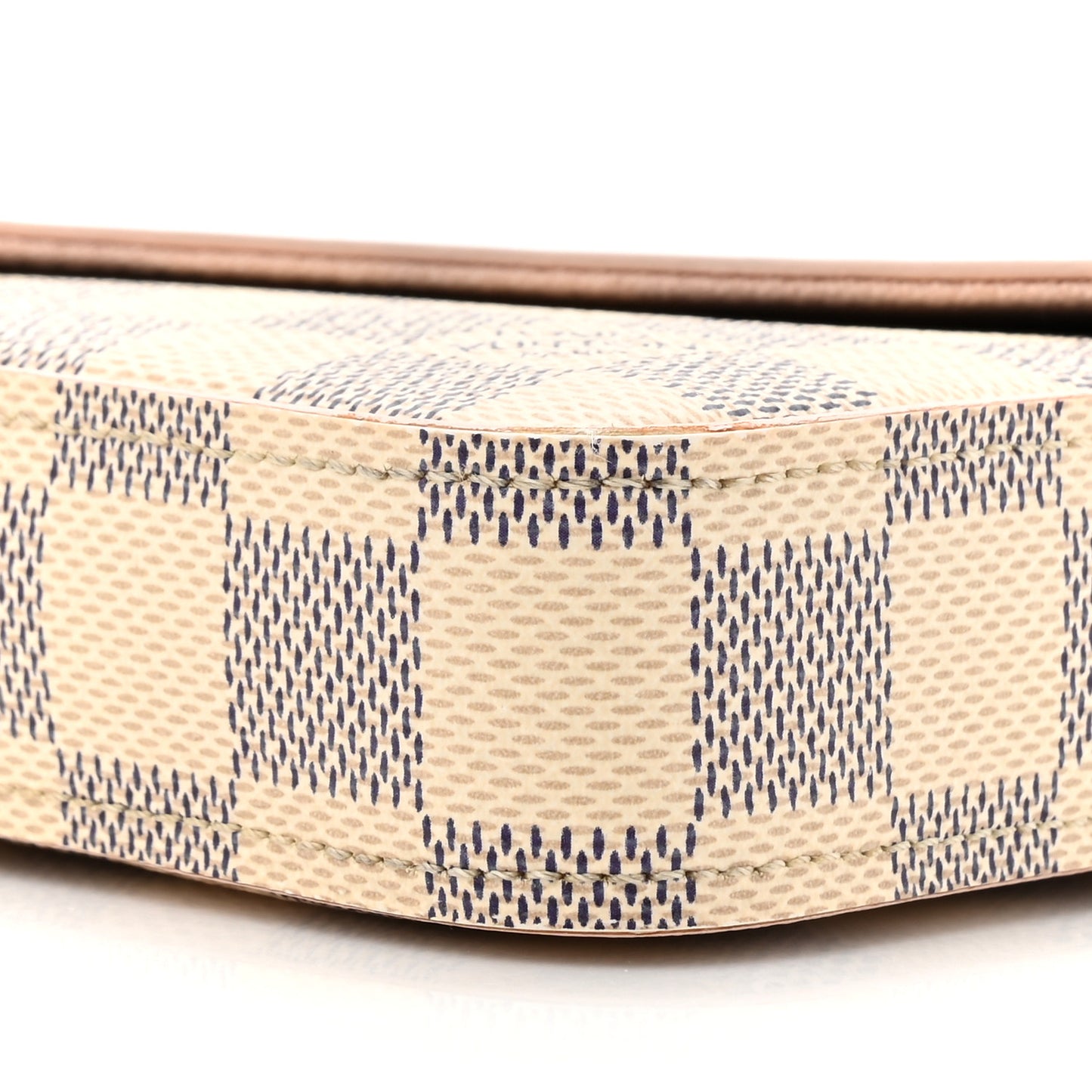 Damier Azur Calfskin Pochette Felicie Eau De Rose