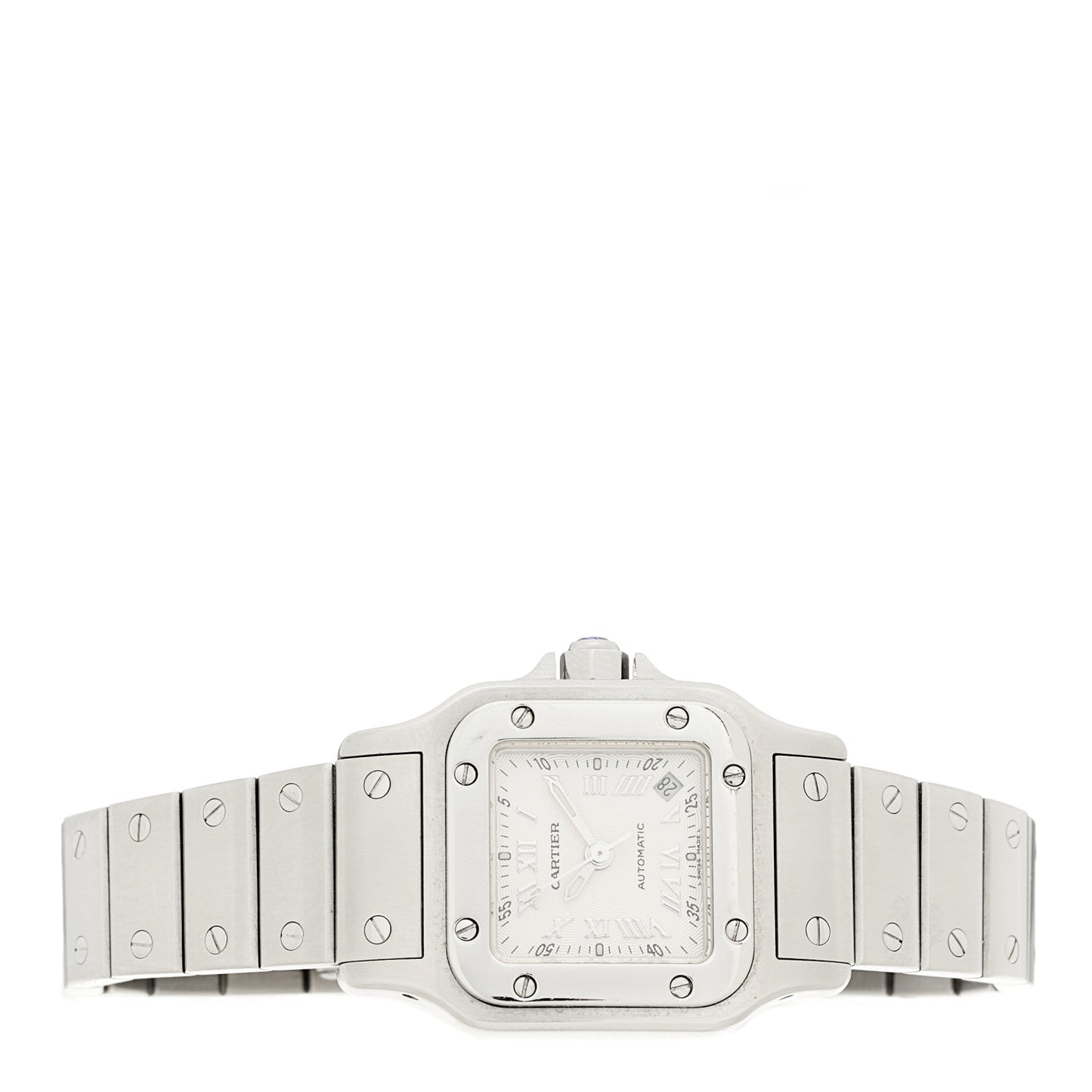 Stainless Steel 24mm Santos de Cartier Galbee Automatic Watch