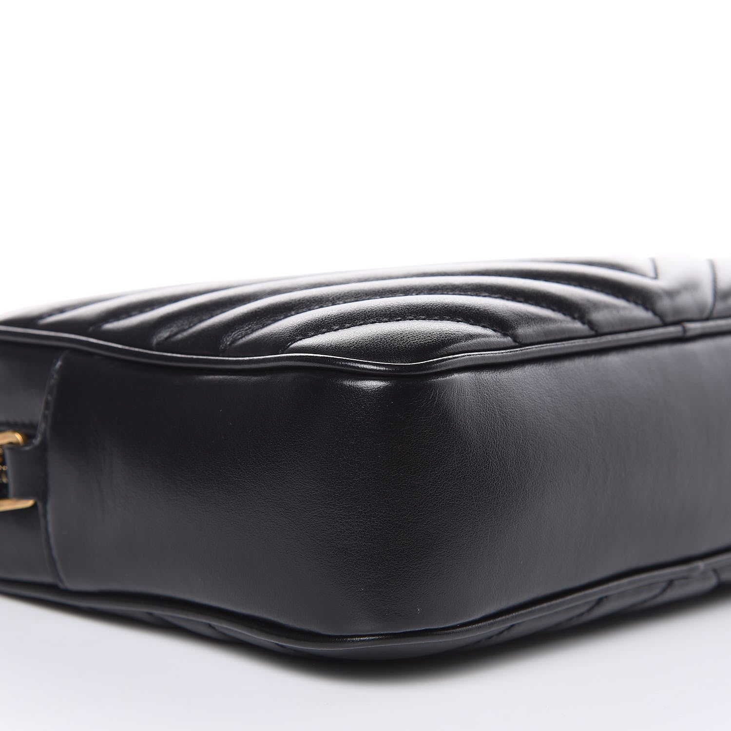 Saint Laurent Calfskin Matelasse Monogram Lou Camera Bag Black 7 of 8