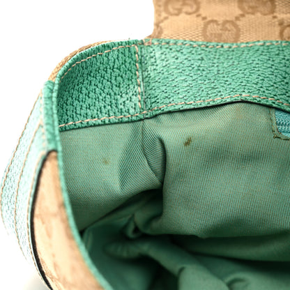 Gucci Monogram Satchel Bag Turquoise 11 of 15