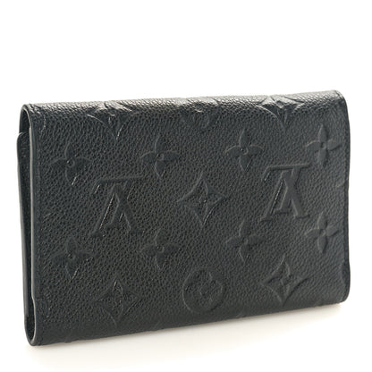 Louis Vuitton Empreinte Compact Curieuse Wallet Black 3 of 7