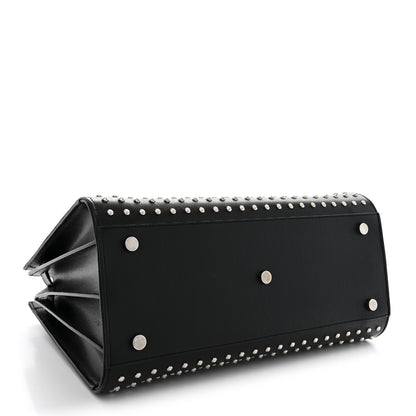 Saint Laurent Grain De Poudre Studded Small Sac De Jour Black 4 of 10