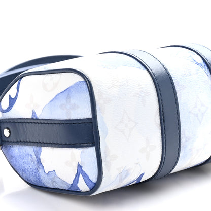 Louis Vuitton Monogram Watercolor Keepall XS Blue 8 of 9