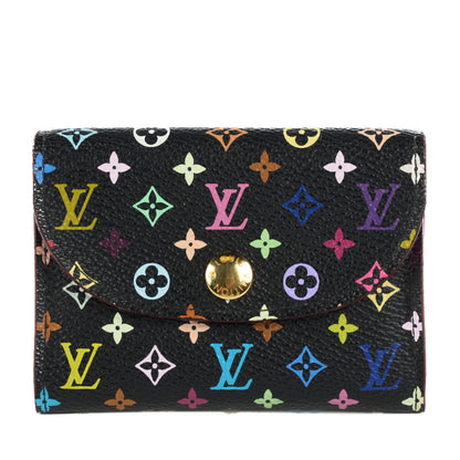 Louis Vuitton Monogram Multicolor Business Card Holder Black Grenade 1 of 7