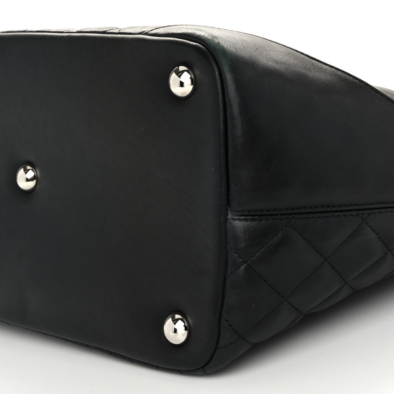 Chanel Calfskin Quilted Large Cambon Tote Black 10 of 13