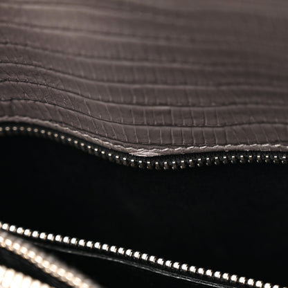 Saint Laurent Lizard Calfskin Embossed Small Sac De Jour Fog 20 of 22