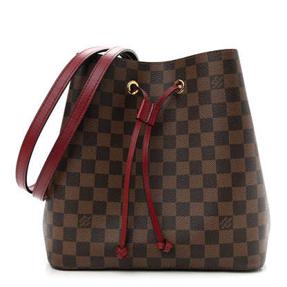 Louis Vuitton Damier Ebene Neonoe MM Cherry Berry 1 of 10