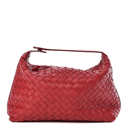Bottega Veneta Nappa Intrecciato Large Cosmetic Case Carmino 1 of 10