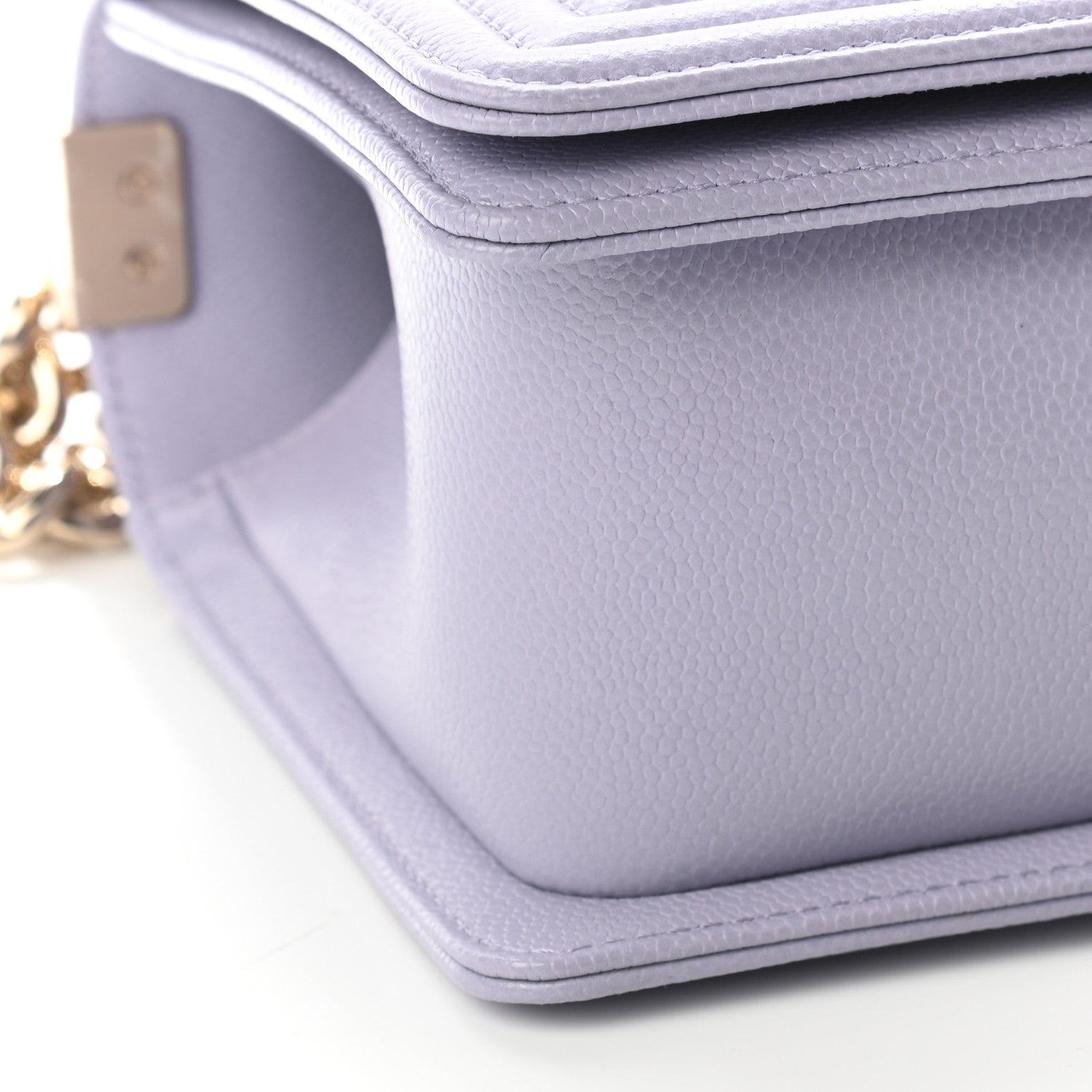 Chanel Caviar Quilted Medium Boy Flap Light Purple 8 of 9