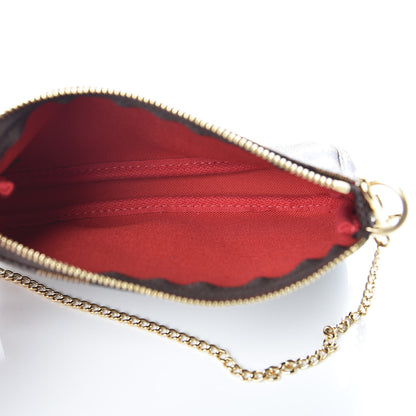 Louis Vuitton Damier Ebene Mini Pochette Accessories 5 of 8