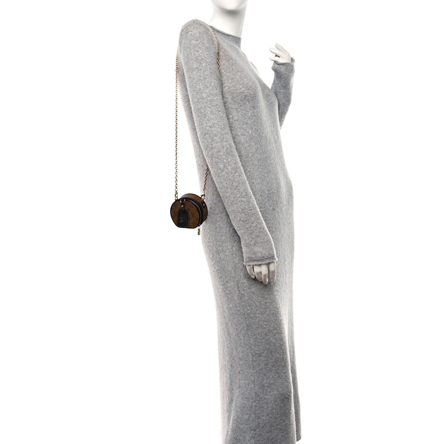 LOUIS VUITTON Reverse Monogram Boite Chapeau Necklace
