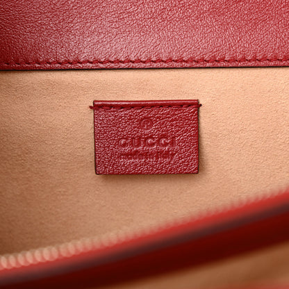 Gucci Tweed GG Monogram Small Dionysus Shoulder Bag White Black Romantic Cherry 6 of 12