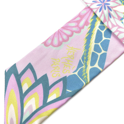 Hermes Silk The Three Graces Twilly Rose Bonbon Canard 3 of 3
