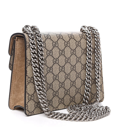 Gucci GG Supreme Monogram Mini Dionysus Shoulder Bag Taupe 2 of 9