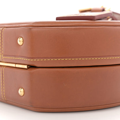 Louis Vuitton Calfskin Catogram Petite Boite Chapeau Tan 10 of 11
