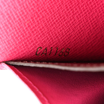 Louis Vuitton Monogram Bloom Flower Emilie Wallet Fuchsia 7 of 9