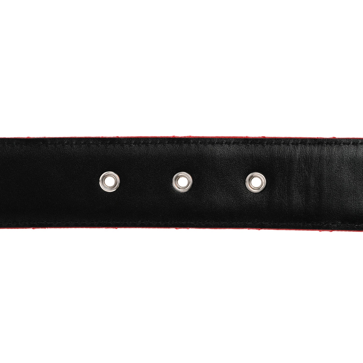 Chanel Caviar Quilted CC Chain Belt 85 34 Red 4 of 9
