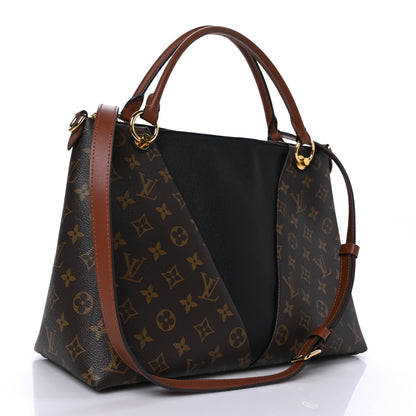 Louis Vuitton Monogram V Tote MM Black 3 of 9