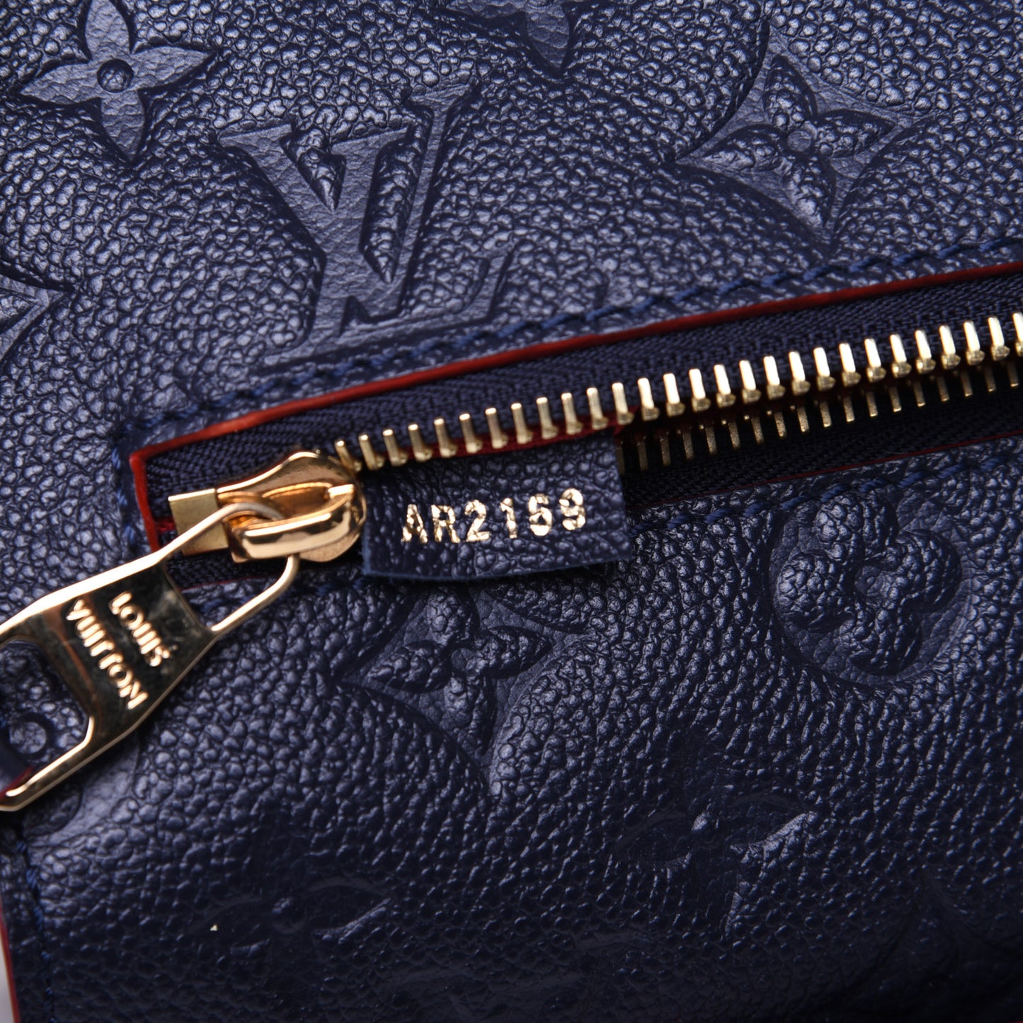 Empreinte Pochette Metis Marine Rouge