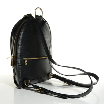 Louis Vuitton Epi Mabillon Backpack Black 10 of 14